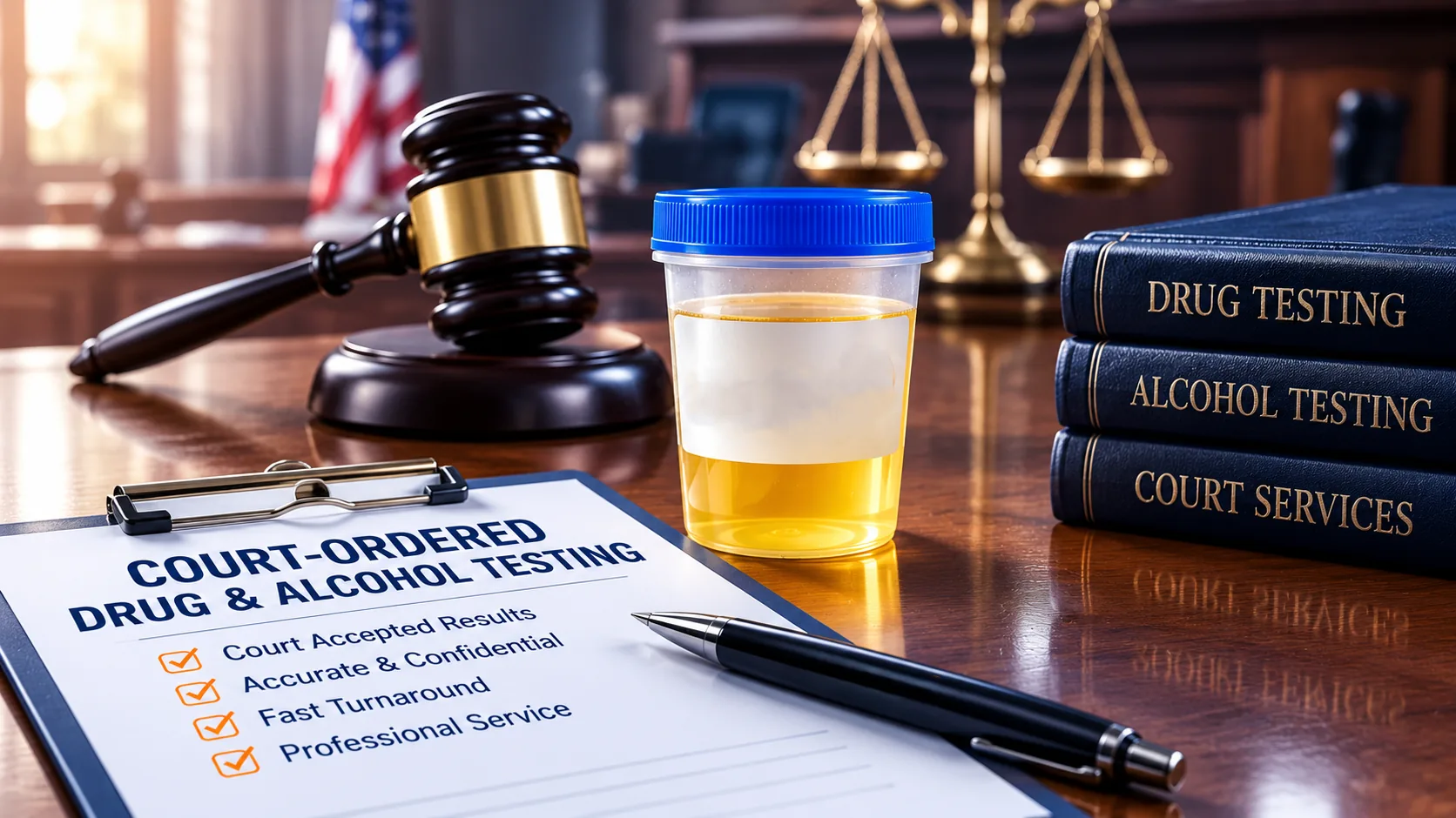 Court-ordered drug and alcohol testing