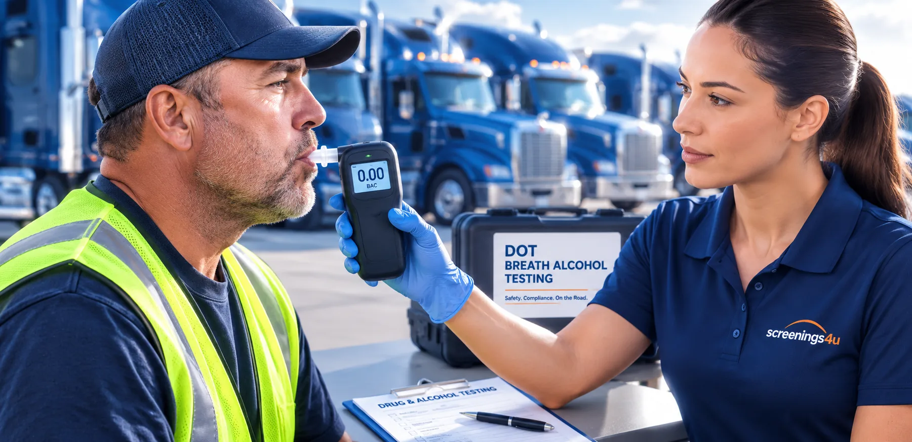 DOT breath alcohol testing